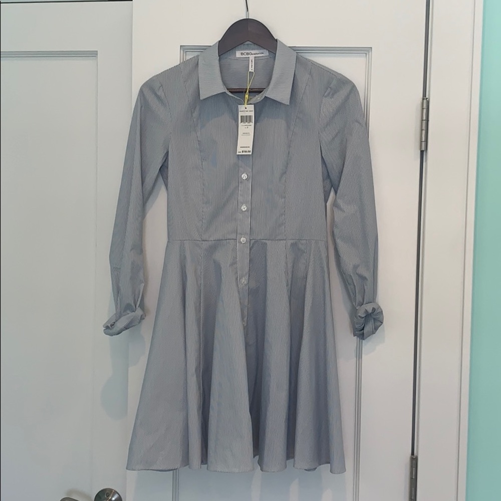 BCBGeneration button down shirt dress